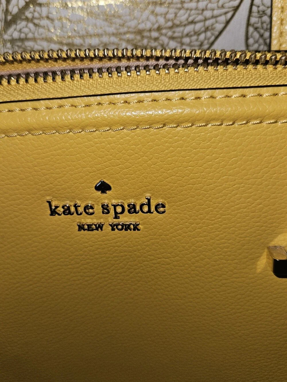 Kate Spade Patterson Drive Small Dome Satchel - Vibrant Yellow - NO LONG STRAP